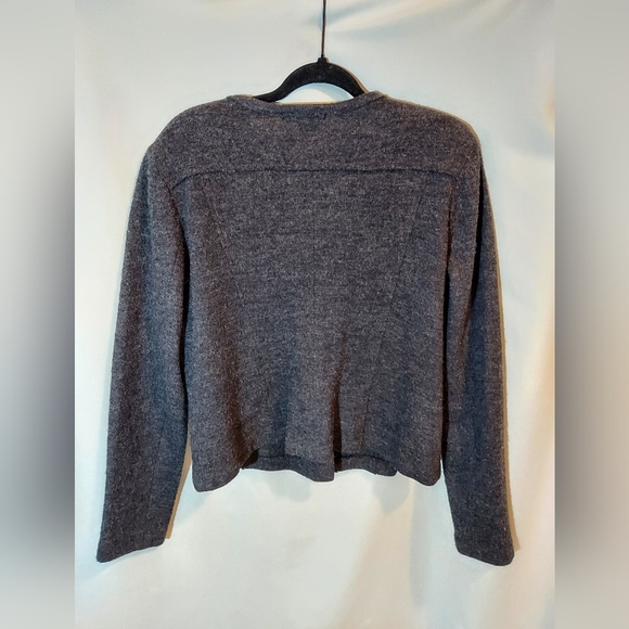 CAbi Black Wool Double Breasted Jacket - Picture 2 of 8